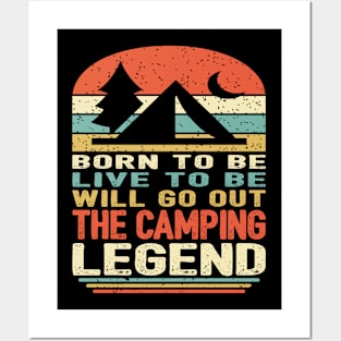 The Camping Legend Posters and Art